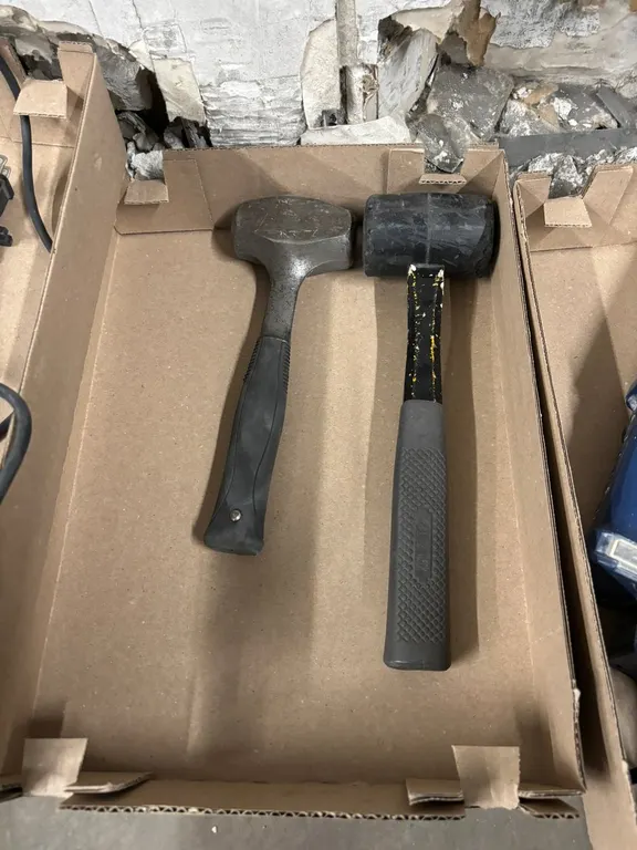 Hammer and Rubber Mallet