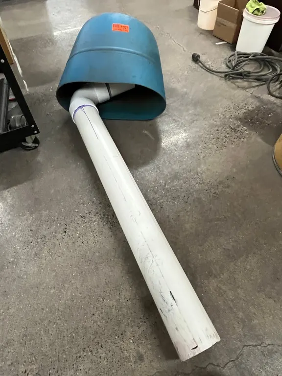 Barrel Bottom with 6" PVC Pipe
