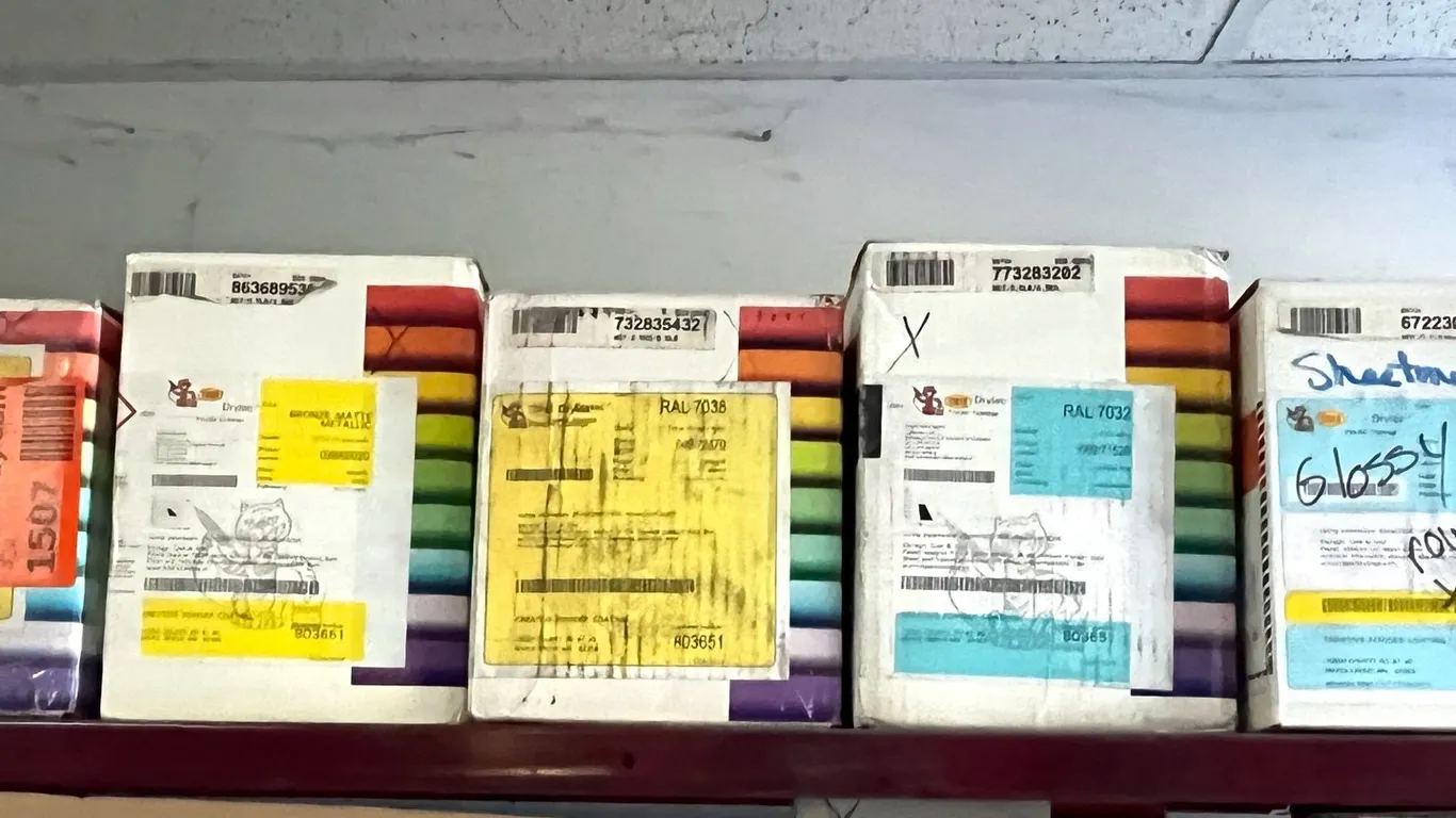 (5) Partial Boxes of Tiger Powdercoat