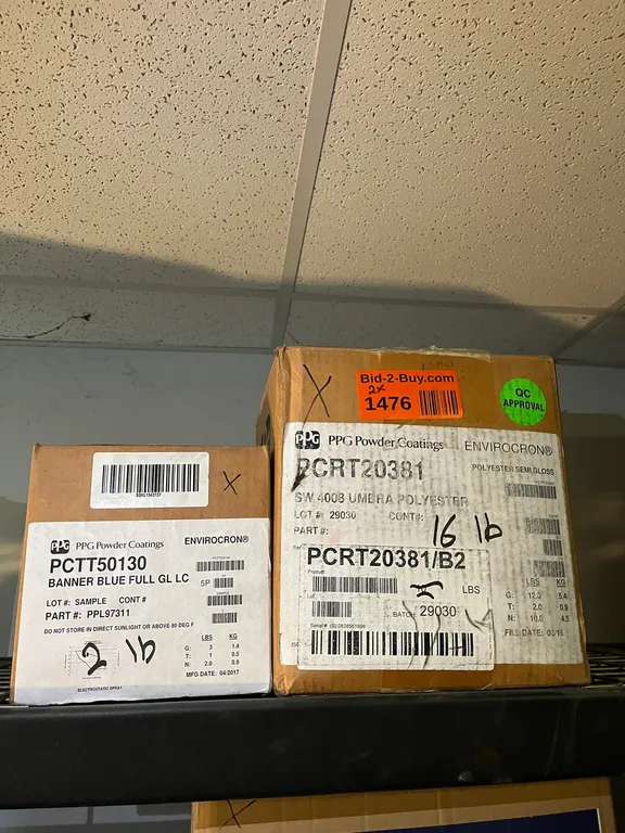(2) Partial Boxes of PPG Powdercoat