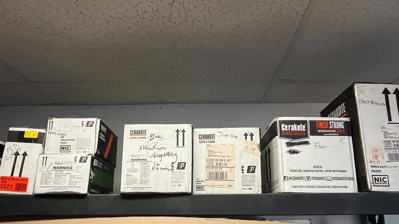 (8) Partial Boxes of Powdercoat