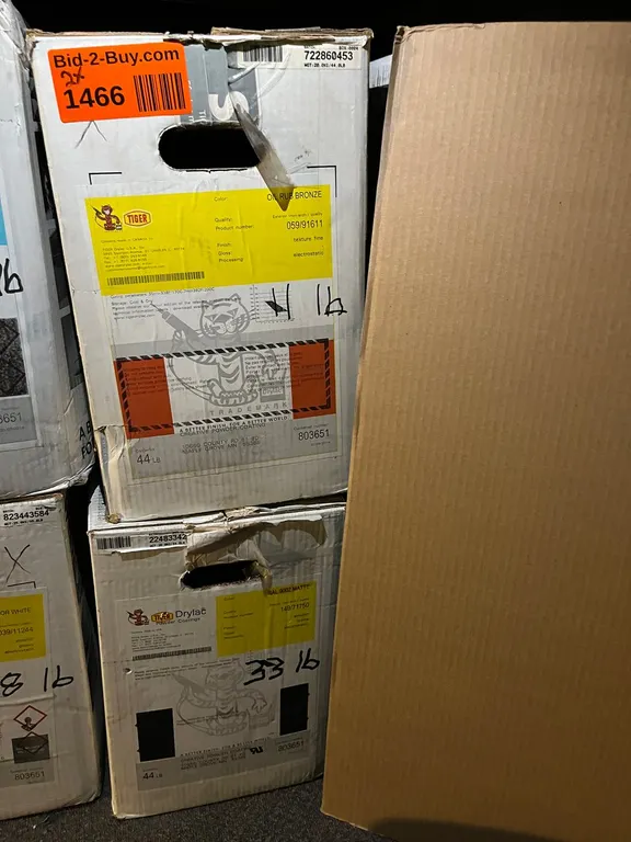 (2) Partial Boxes of Tiger Powdercoat