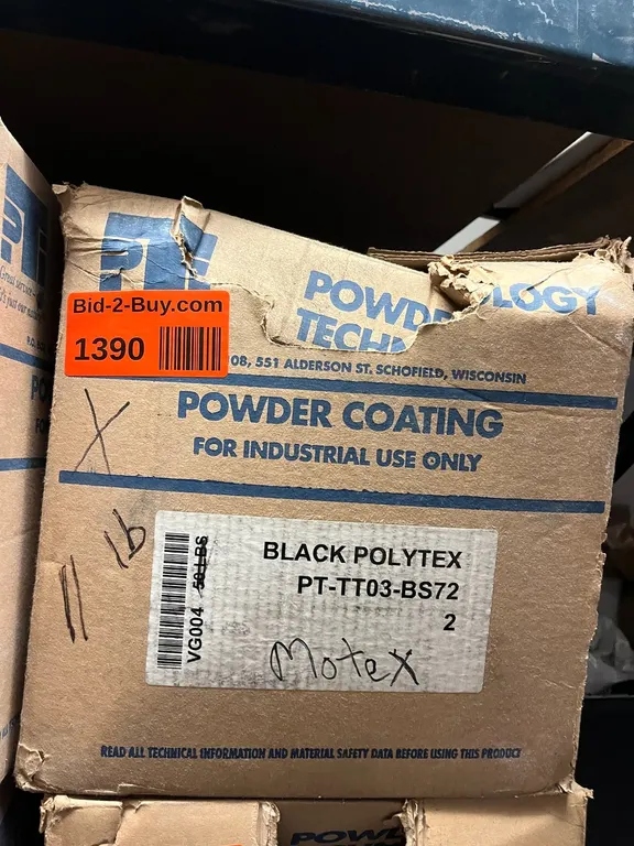 Powder Technologies Black Polytex Powdercoat (11lb)