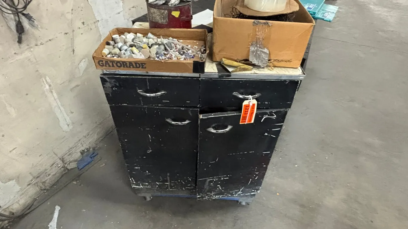 Work Cabinet with Contents