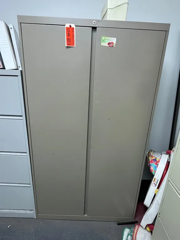 Cabinet with Office Supplies
