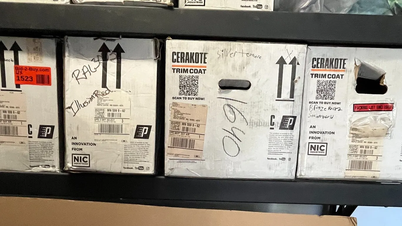 (4) Partial Boxes of Powdercoat