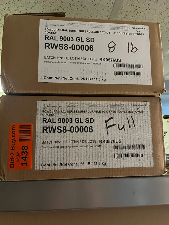(2) Partial Boxes of Sherwin Williams Powdercoat