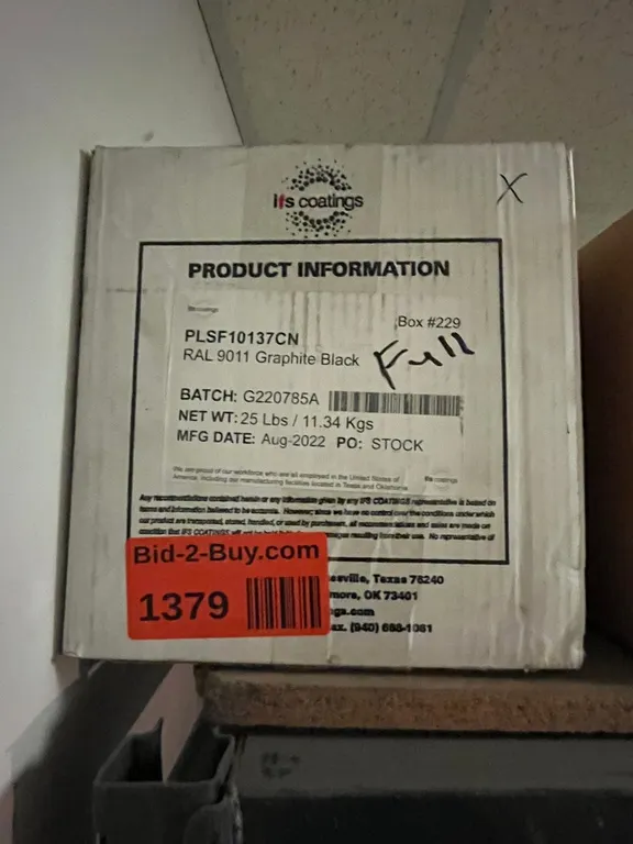 IFS Coatings RAL 9011 Graphite Black Powdercoat (25lb)