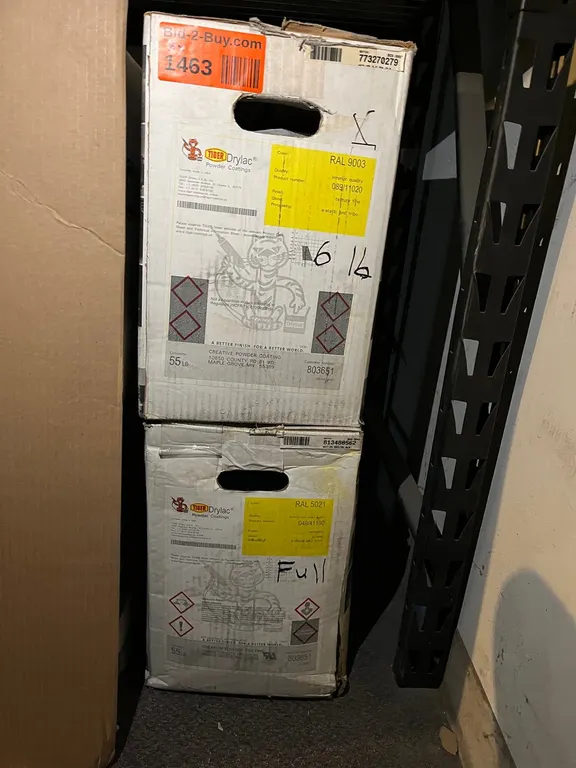 (2) Boxes of Tiger Powdercoat