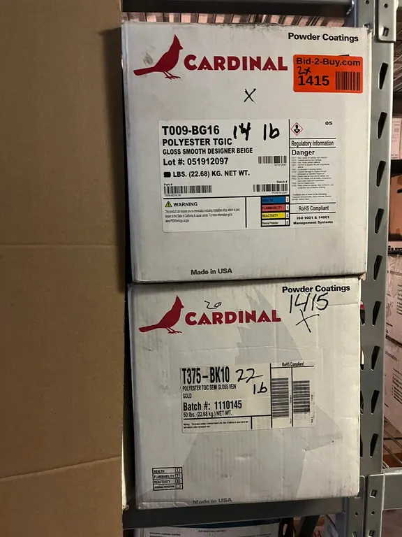 (2) Partial Boxes of Cardinal Powdercoat