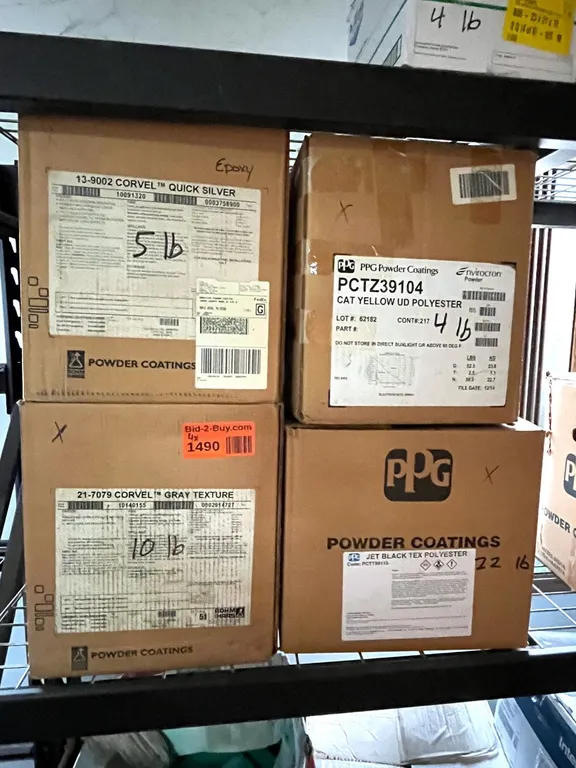 (4) Partial Boxes of Powdercoat