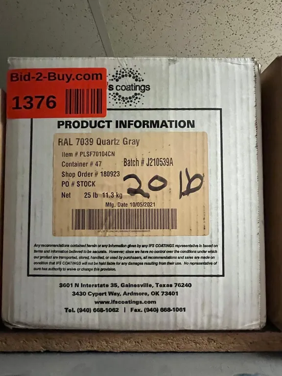 IFS Coatings RAL 7039 Quartz Gray Powdercoat (20lb)