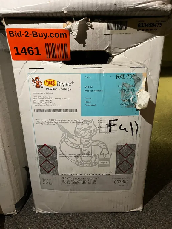 Tiger RAL 7021 Powdercoat (55lb)