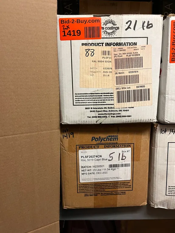 (2) Partial Boxes of Powdercoat