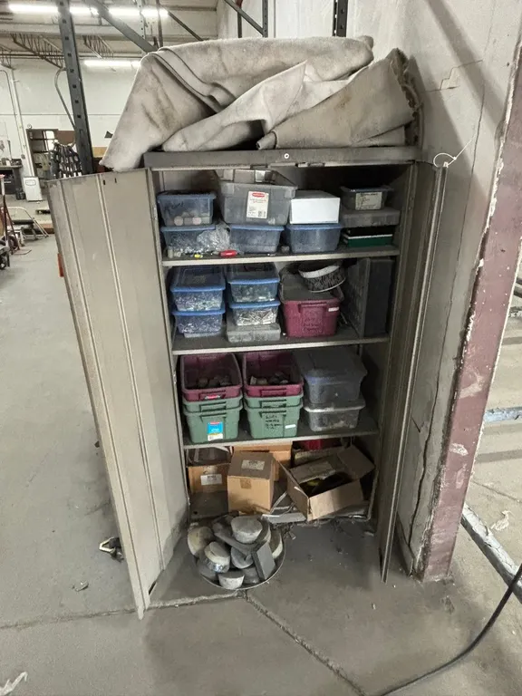 Cabinet with Silicone Plugs and Caps