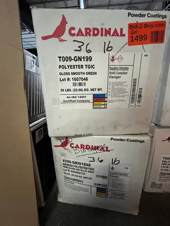 (2) Partial Boxes of Cardinal Powdercoat