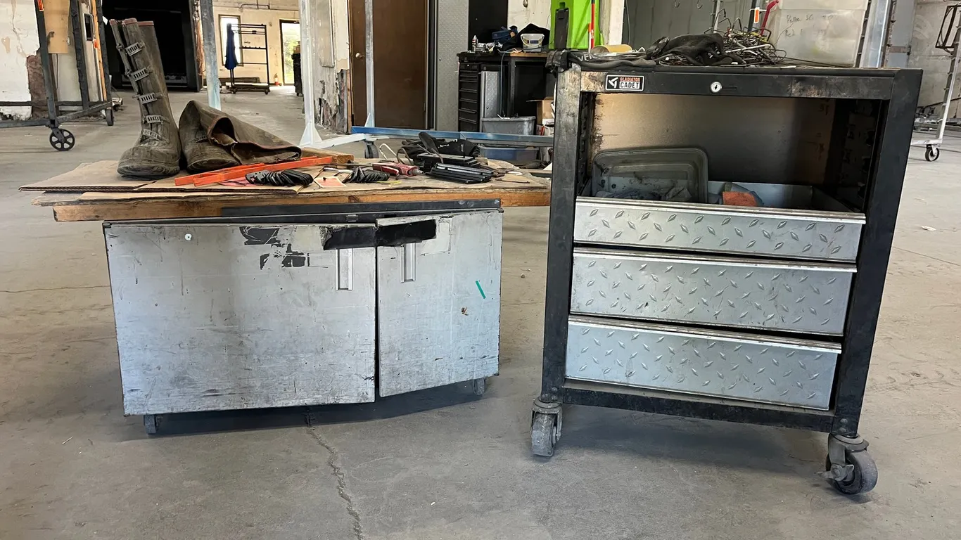(2) Rolling Cabinets with Contents