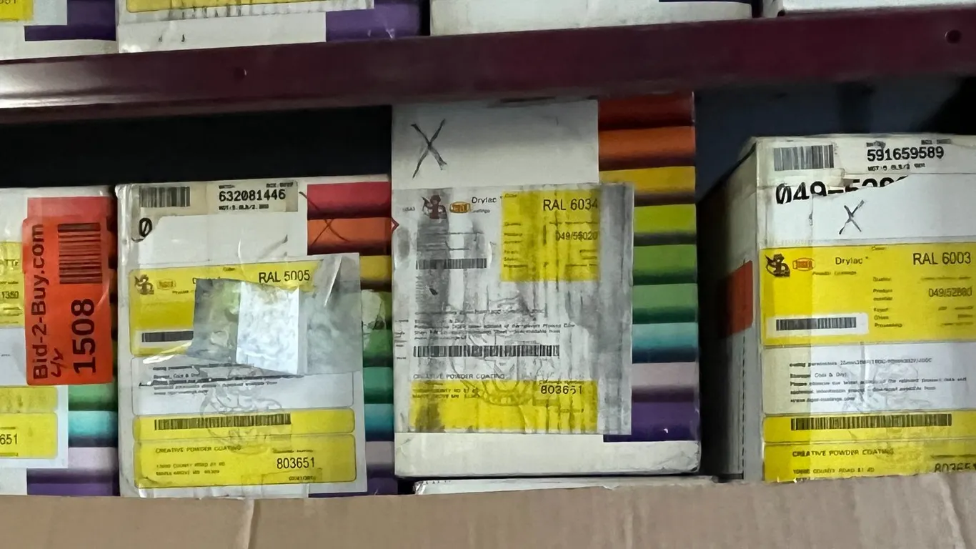 (4) Partial Boxes of Tiger Powdercoat