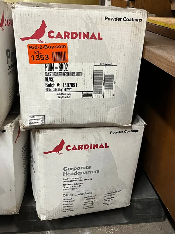 (2) Partial Boxes of Cardinal Powdercoat