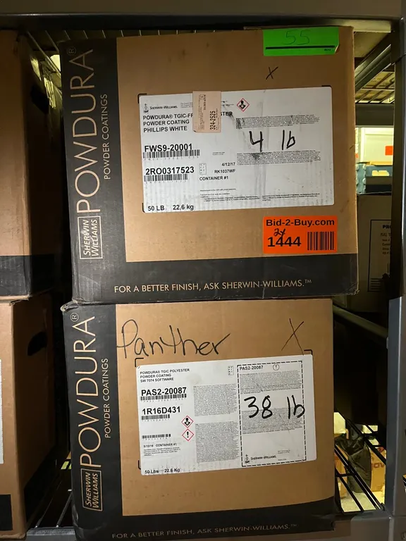 (2) Partial Boxes of Sherwin Williams Powdercoat