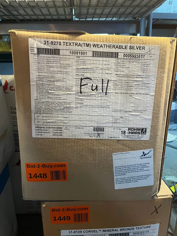 Rohm Haas Textra Weatherable Silver Powdercoat (50lb)