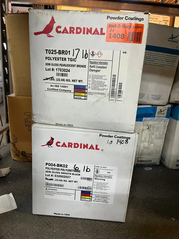 (2) Partial Boxes of Cardinal Powdercoat