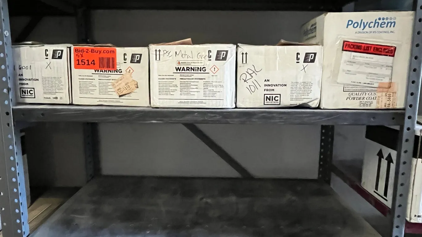 (5) Partial Boxes of Powdercoat