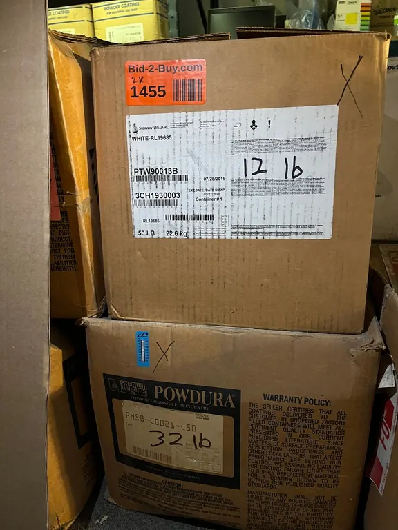 (2) Partial Boxes of Sherwin Williams Powdercoat