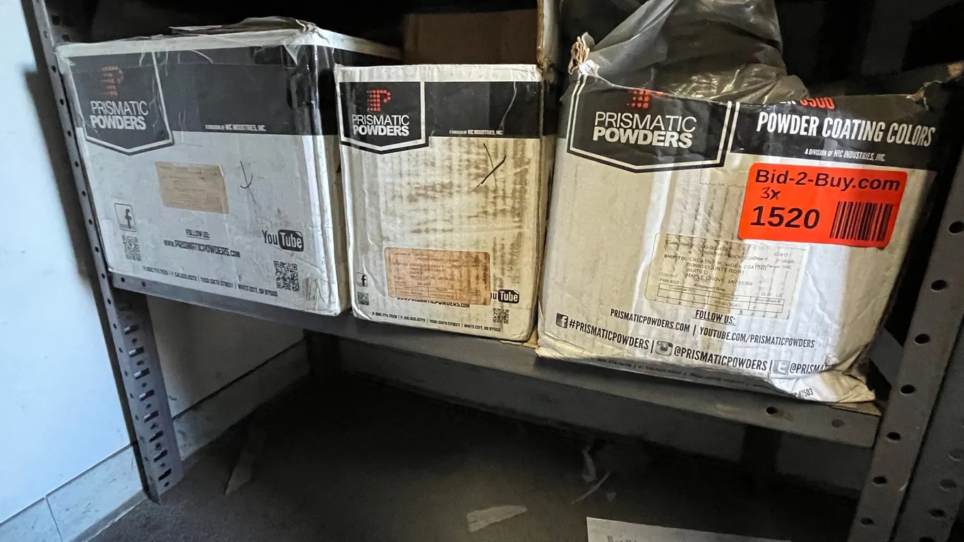 (3) Partial Boxes of Prismatic Powders Powdercoat