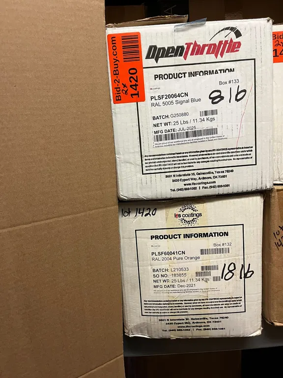 (2) Partial Boxes of Powdercoat
