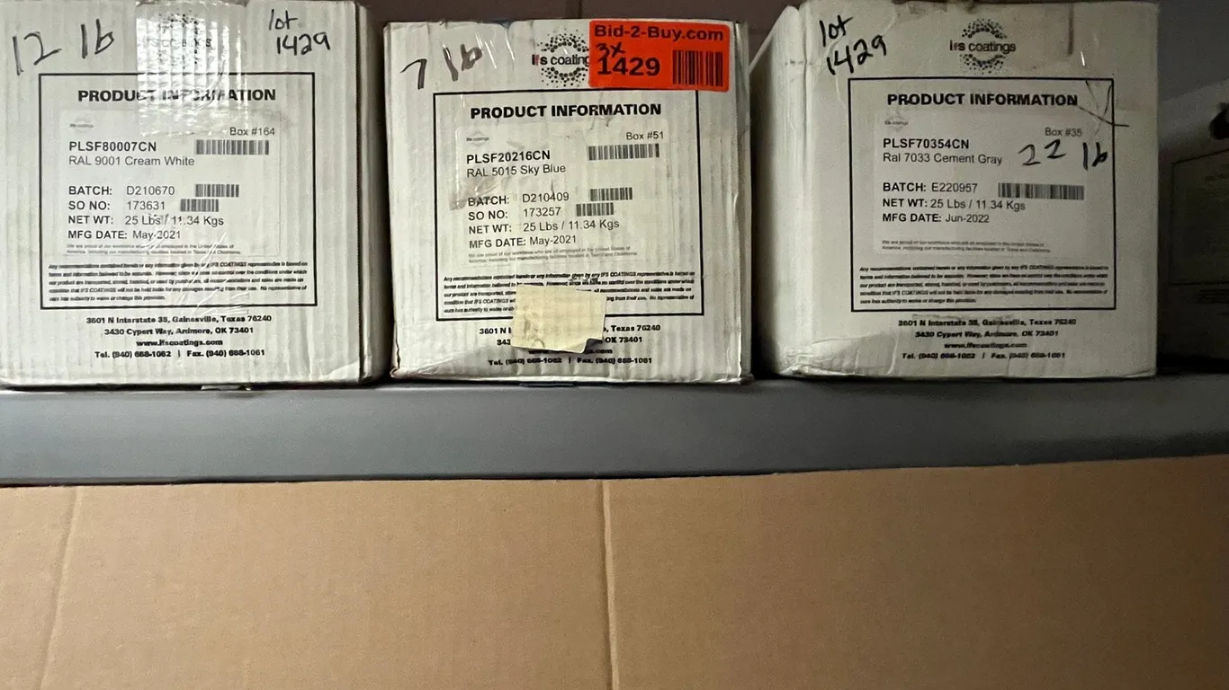 (3) Partial Boxes of IFS Powdercoat