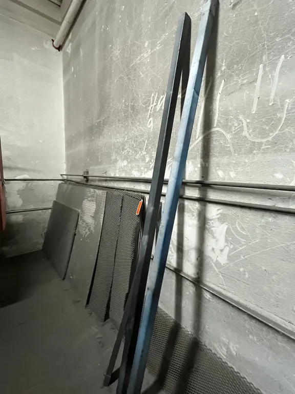 (2) Wire Mesh Sheets, Peg Board, (2) Square Tube