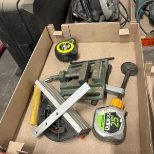 Vise, Guide, Clamp, and (2) Tape Measures