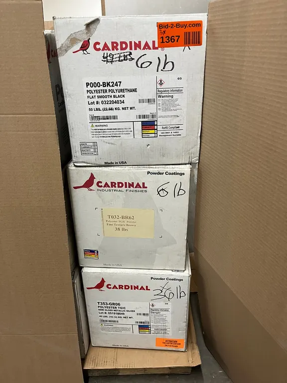 (3) Partial Boxes of Cardinal Powdercoat