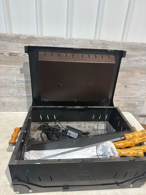 Charcoal rotisserie