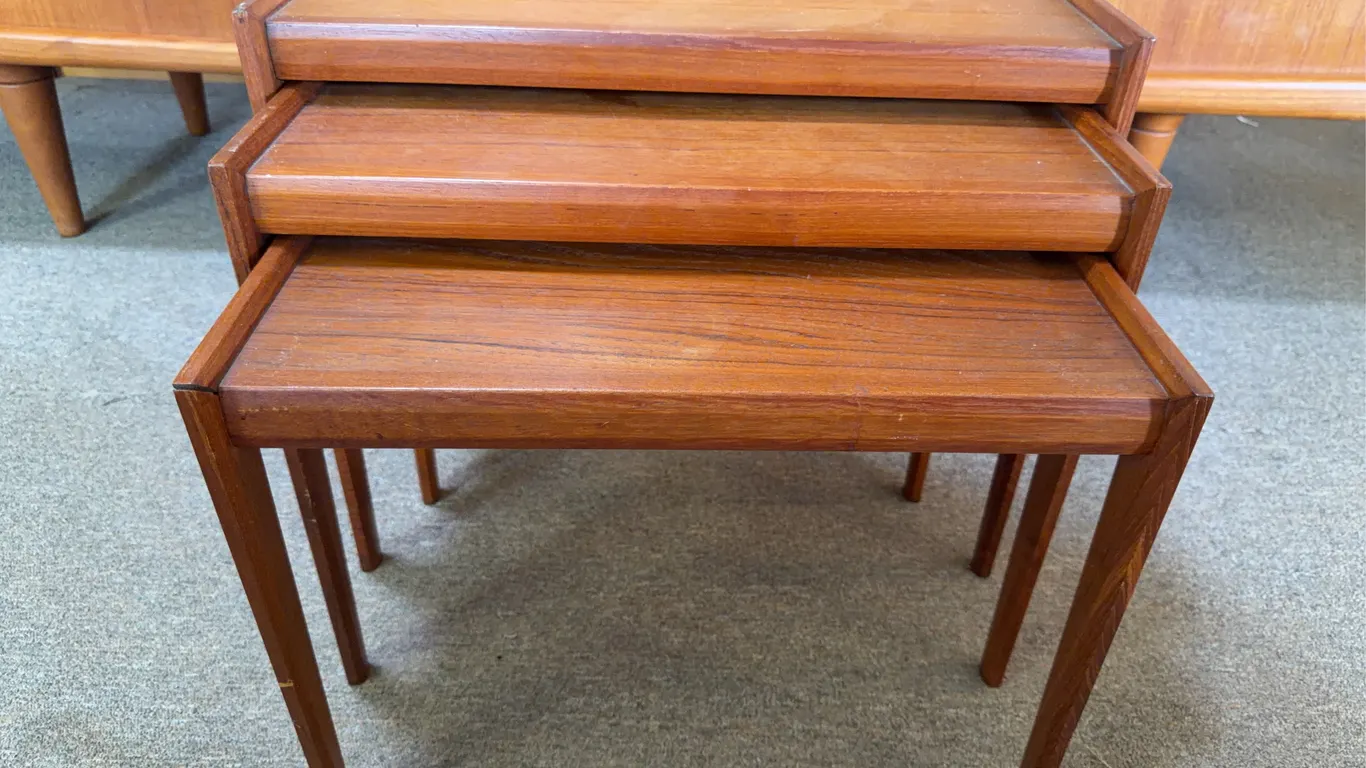 Nesting Teak End Tables