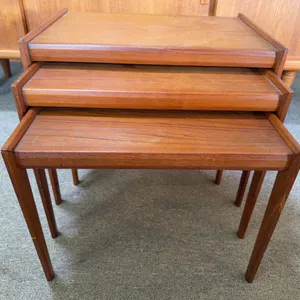 Nesting Teak End Tables