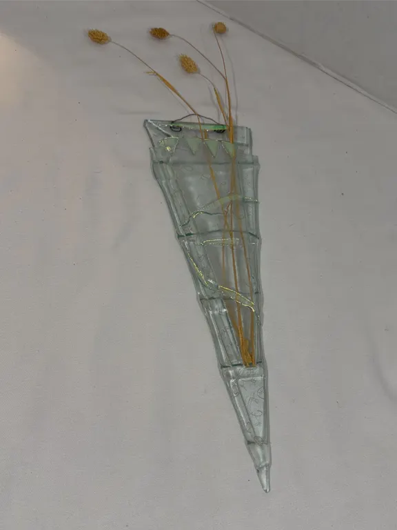 Handmade Glass Wall Vase