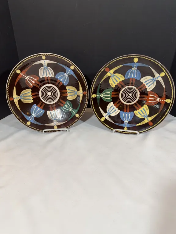 Slovakian Handmade Ceramic Plates