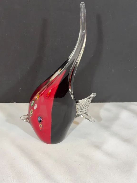 Blown Glass Fish Figurine