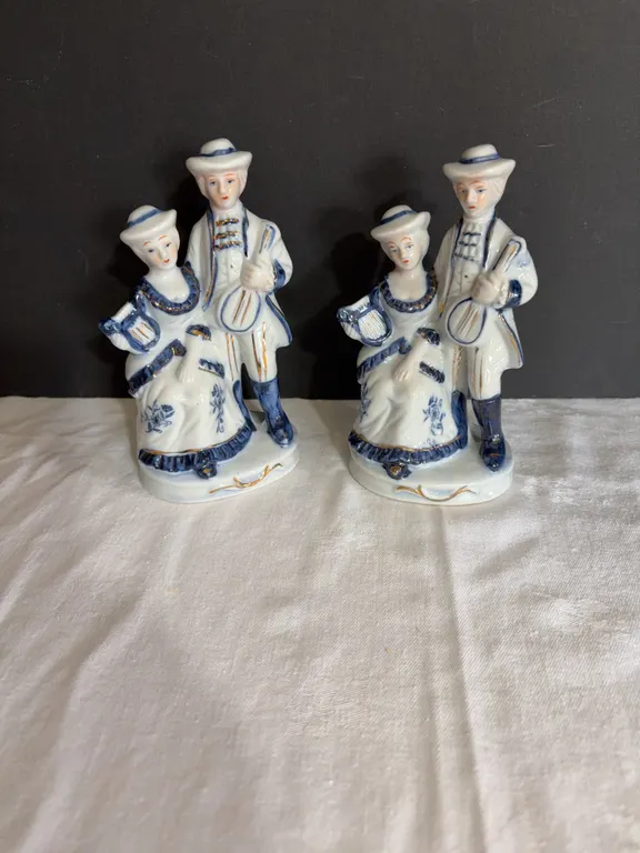 Vintage Musical Duo Figurines