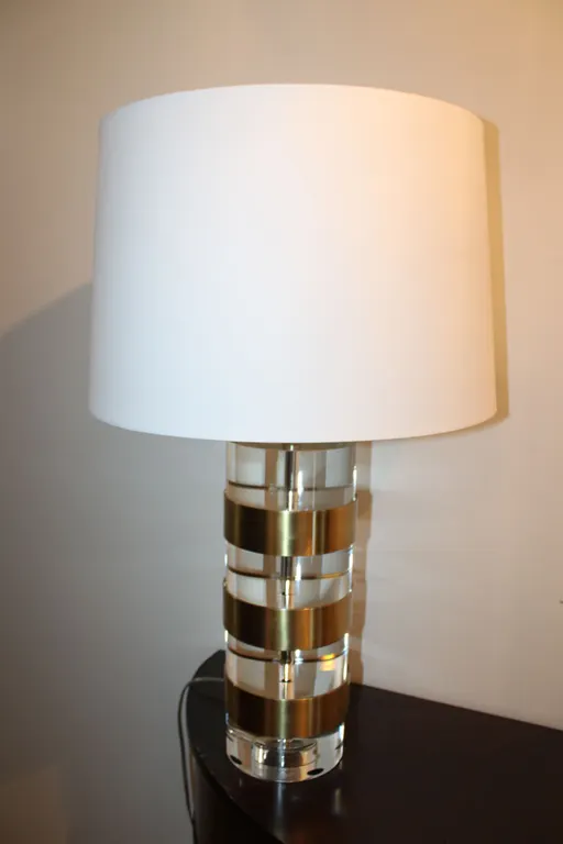 Lucite Table Lamp