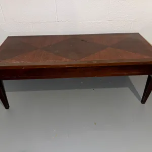 Inlaid Wood Coffee Table