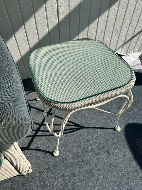 Wicker Side Table