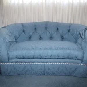 Blue Loveseat