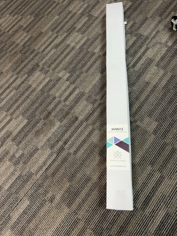 RoomDividersNow Infinite Vertical Tension Rod Stand, Silver, Model VTROD-SLVR, New in Box with Damag