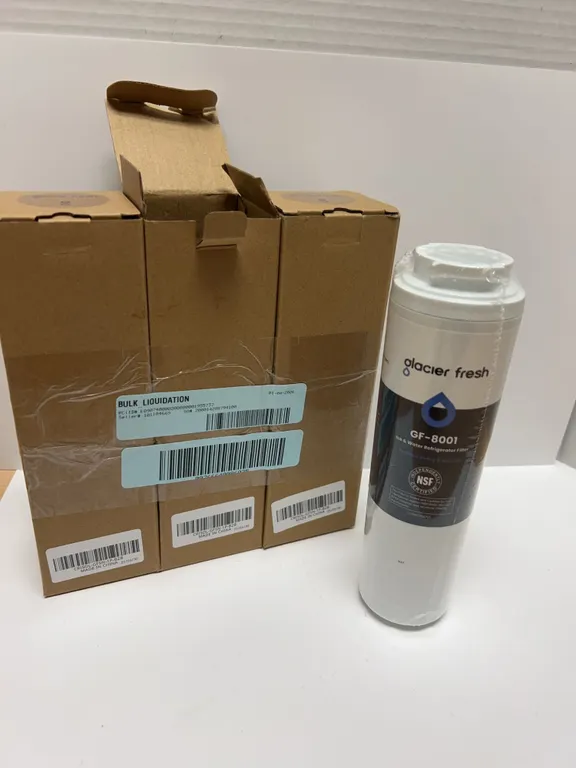 Glacier Fresh GF-8001 Ice & Water Refrigerator Filter, Boxed Set of 3, NSF Certified, 300 Gallon Cap