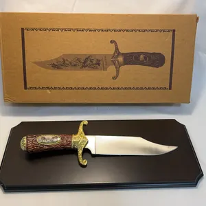 NIB Ornate Deer Hunting/Display Bowie Knife