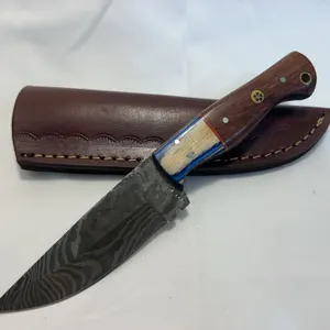 Custom Damascus Hunting Knife