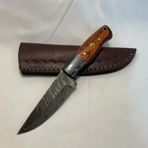 Custom Damascus Hunting Knife